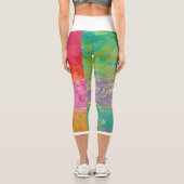 Fabulous Aztec Design Capri Leggings (Rückseite)
