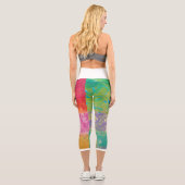 Fabulous Aztec Design Capri Leggings (Rückseite)