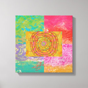 Fabulous Aztec Design Leinwanddruck