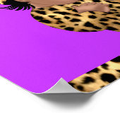 Fabulous Baby Shower Baby Niedlich Girl Leopard 3 Poster (Ecke)