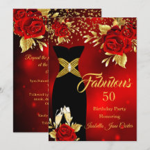 Fabulous Birthday Champagne Rote Rose Gold