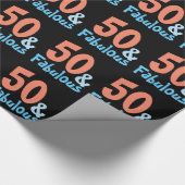 Fabulous Birthday Party Geschenkpapier (Ecke)