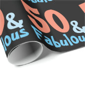 Fabulous Birthday Party Geschenkpapier (Rolleneckpunkt)