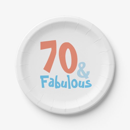 Fabulous Birthday Party Pappteller (Vorderseite)