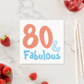 Fabulous Birthday Party Serviette (Beispiel)