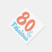 Fabulous Birthday Party Serviette (Ecke)