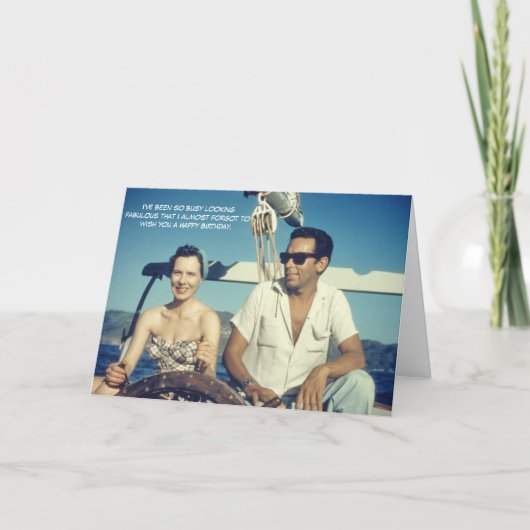 Fabulous Birthday Spaß Karte (Vorderseite)