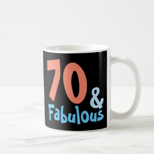 Fabulous Black Retro Birthday Kaffeetasse (Rechts)