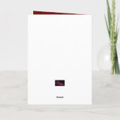 Fabulous Black Woman Happy Birthday Card Karte (Rückseite)