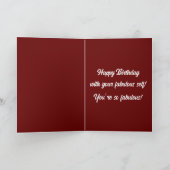 Fabulous Black Woman Happy Birthday Card Karte (Innenseite)