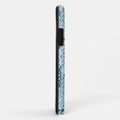 Fabulous Blue und White Snakeskin Case-Mate iPhone Hülle (Hinten/Rechts)