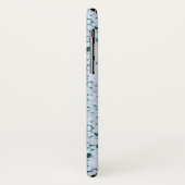Fabulous Blue und White Snakeskin Case-Mate iPhone Hülle (Hinten/Links)