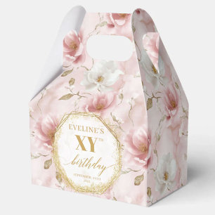 Fabulous Blush Pink Boho Gold Geburtstags Gefällig Geschenkschachtel
