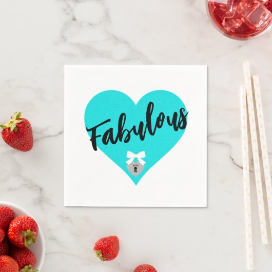 Fabulous Celebration Tiara Party Napkins Serviette (Beispiel)