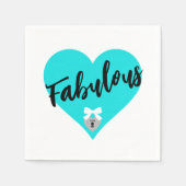 Fabulous Celebration Tiara Party Napkins Serviette (Vorderseite)