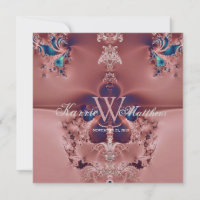 Fabulous Chandelier Fraktal Mauve Wedding