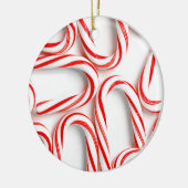 Fabulous Christmas Candy Canes Keramikornament (Links)