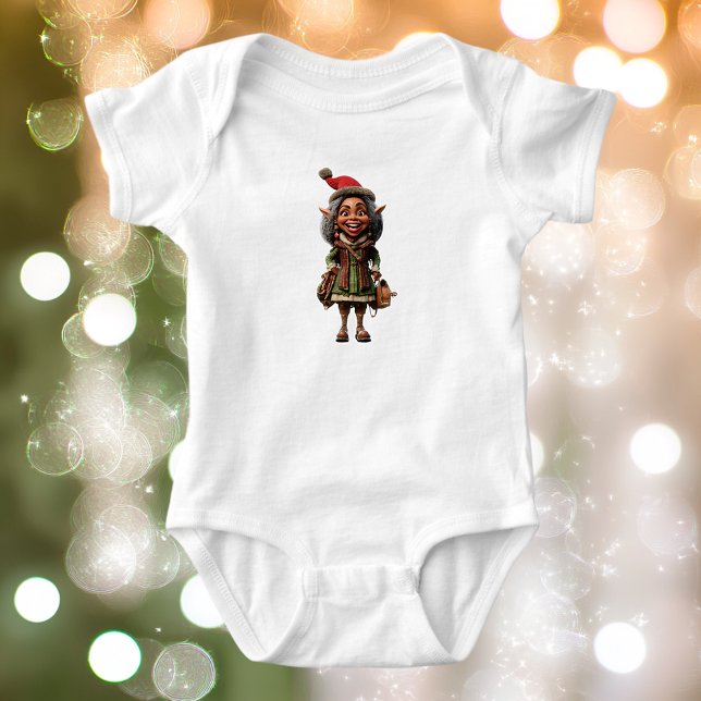 Fabulous Christmas Elf Baby Bodysuit Baby Strampler (Von Creator hochgeladen)