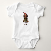 Fabulous Christmas Elf Baby Bodysuit Baby Strampler (Vorderseite)