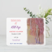 FABULOUS DANCER IN JEDEM ALTER EINLADUNG (Stehend Vorderseite)