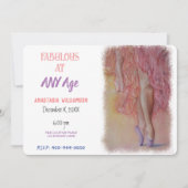 FABULOUS DANCER IN JEDEM ALTER EINLADUNG (Vorderseite)