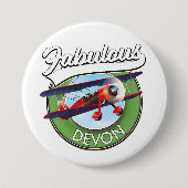 Fabulous Devon Reise Patch. Button (Vorderseite)