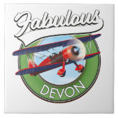 Fabulous Devon Reise Patch. Fliese (Vorderseite)