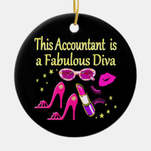 FABULOUS DIVA ACCOUNANT DIVA KERAMIK ORNAMENT