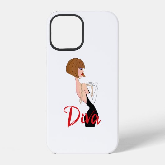 "Fabulous Diva" iPhone Hülle (Rückseite)