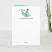 "Fabulous Diva"-Karte Karte (Rückseite)