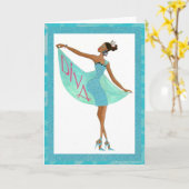 "Fabulous Diva"-Karte Karte (Gelbe Blume)