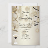 Fabulous Espresso Martini Cocktail Party Save The Date (Rückseite)