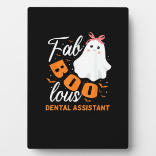 Fabulous Faboolous Dental Assistant Ghost Hallowee Fotoplatte