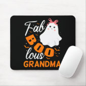 Fabulous Faboolous Grandma Ghost Halloween Mousepad (Mit Mouse)