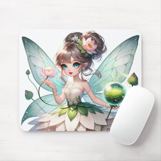 Fabulous Fairy Mouse Pad Mousepad (Mit Mouse)