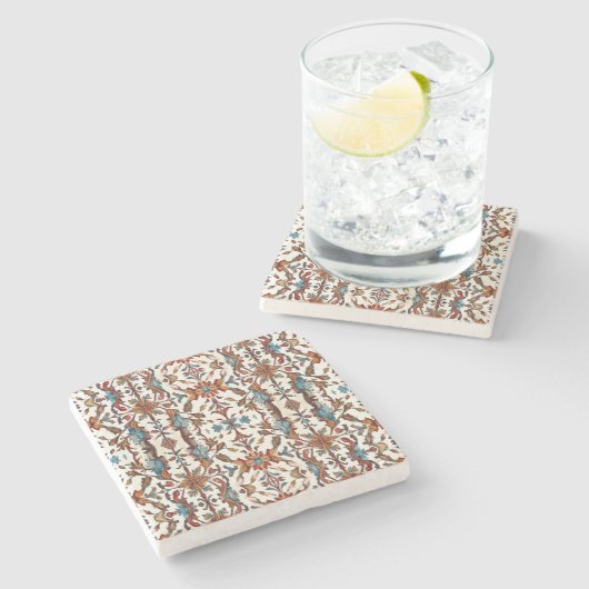 Fabulous Fall and Blue Steinuntersetzer (Seitenansicht)