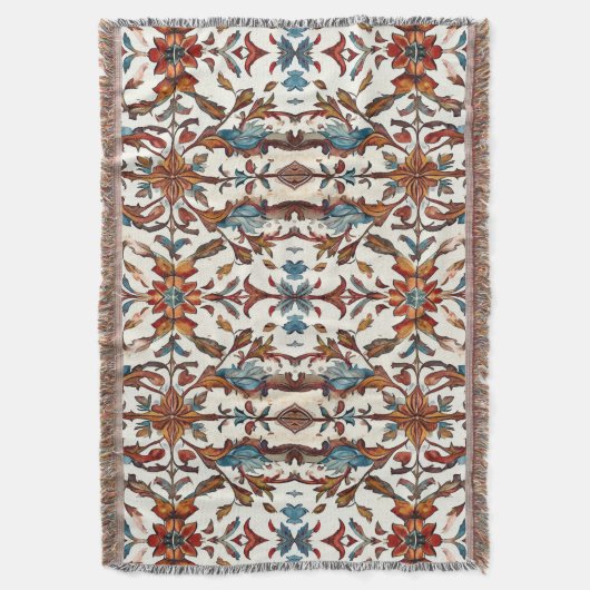 Fabulous Fall and Blue Throw Blanket Decke (Vorderseite Vertikal)