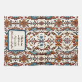 Fabulous Fall und Blue Customizable Geschirrtuch (Horizontal)