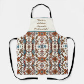 Fabulous Fall und Blue Customizable Schürze (Vorderseite)