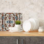 Fabulous Fall und Blue Lg Glass Schneidebrett