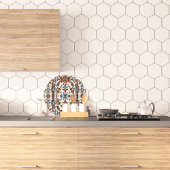 Fabulous Fall und Blue Round Schneidebrett