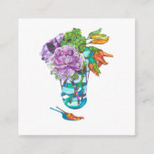 Fabulous Fall Vegetal Bouquet Begleitkarte (Vorderseite)