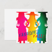 FABULOUS FALL WITCHES FEIERTAGSKARTE (Vorne/Hinten)