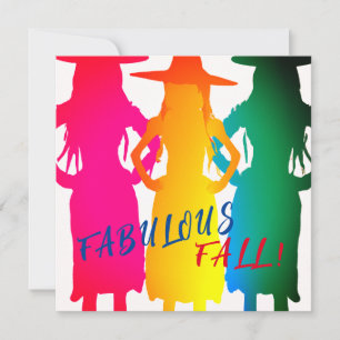 FABULOUS FALL WITCHES FEIERTAGSKARTE
