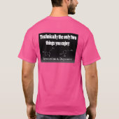 Fabulous & Falling Apart Pink T-Shirt (Rückseite)