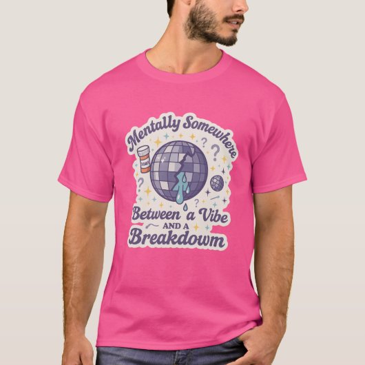 Fabulous & Falling Apart Pink T-Shirt (Vorderseite)