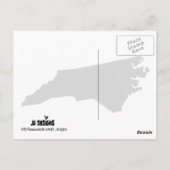 Fabulous Falls vertikale Postkarte (Rückseite)