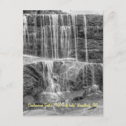 Fabulous Falls vertikale Postkarte (Vorderseite)