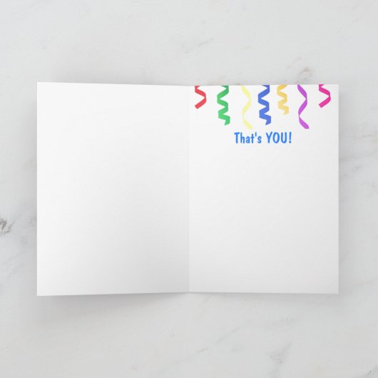 Fabulous Fifty Cat Birthday Karte (Innenseite)