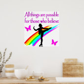 FABULOUS FIGURE SKATER POSTER (Küche)